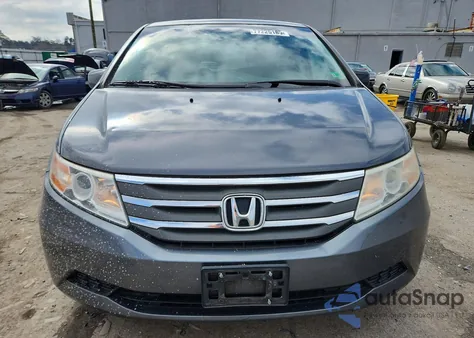 2012 Honda Odyssey Ex z USA, uszkodzony, nr VIN 5FNRL5H43CB021353